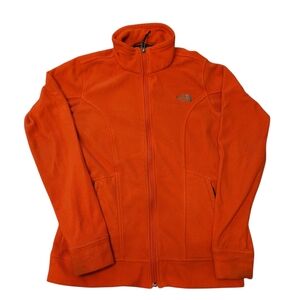 The North Face Women's Orange Fleece Zip Jacket